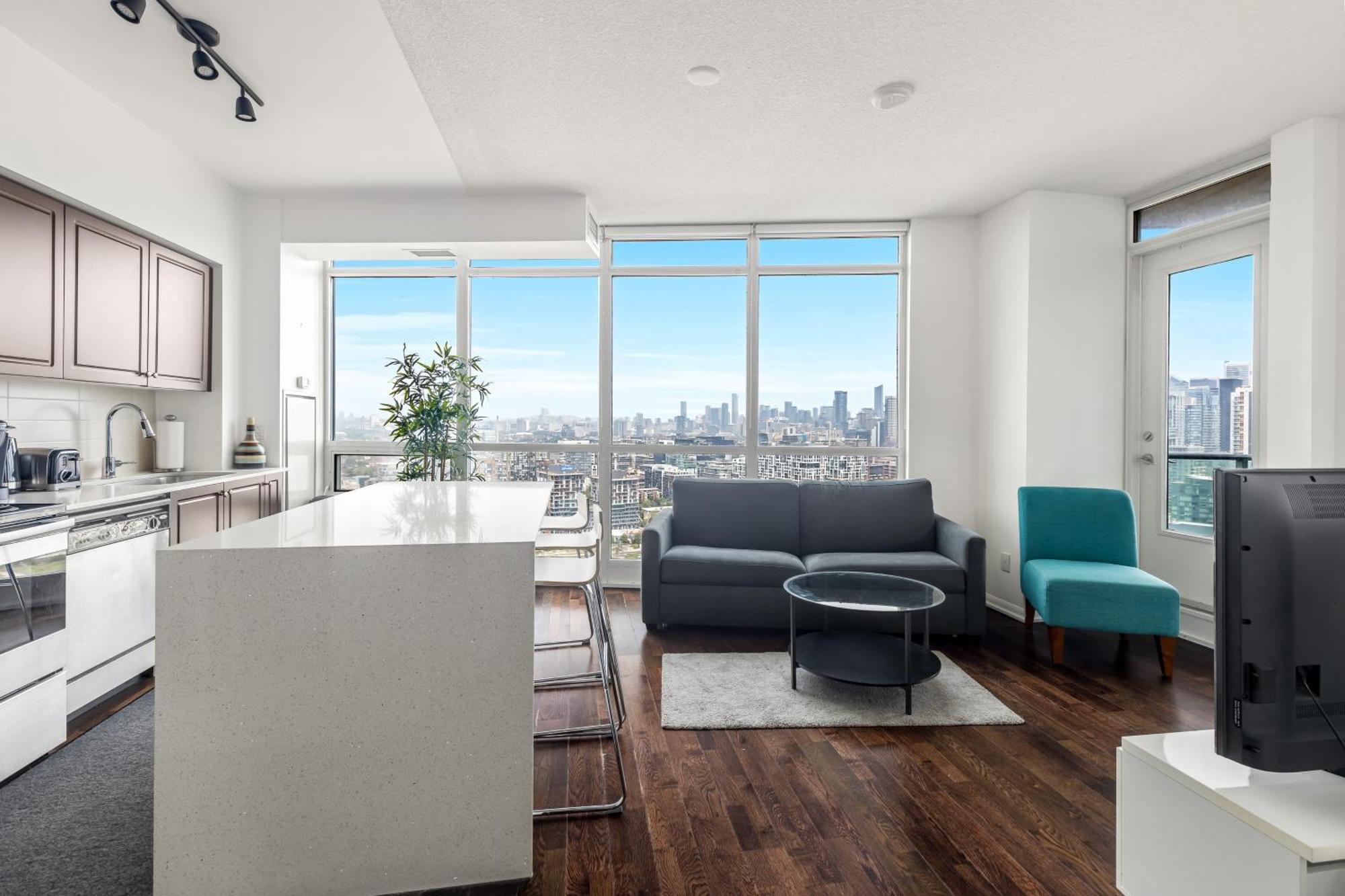 2 Bedroom Waterfront Condo Downtown W/ Free Parking Toronto Kültér fotó